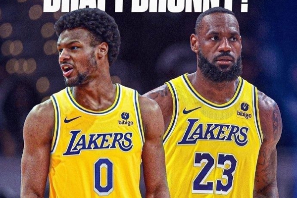 NBA批准布朗尼参选2024年NBA选秀 詹皇父子有望同台