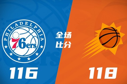 2024年11月07日NBA常规赛战报：76人116-118太阳