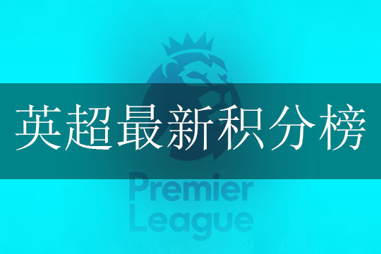 24-25英超最新积分榜