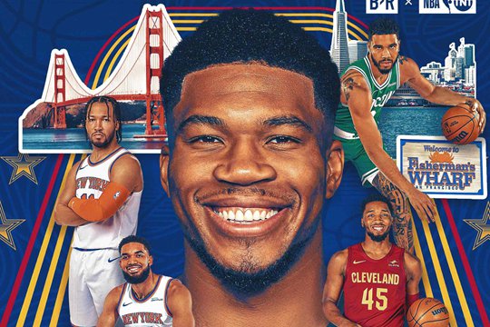 NBA公布了2025年全明星赛首发阵容