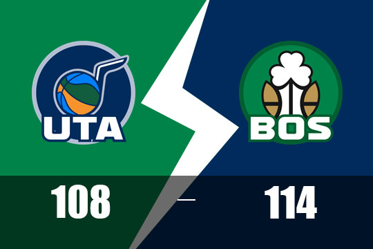 第三节狂轰37分，凯尔特人主场114-108胜爵士(3月11日NBA比赛战报)