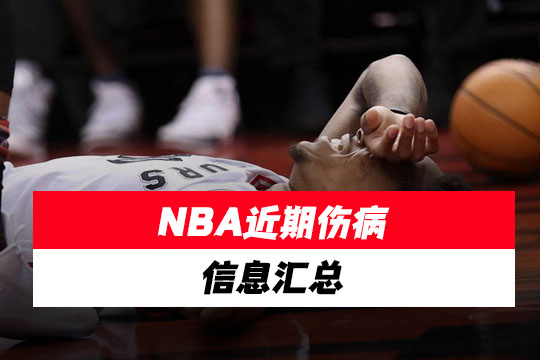 NBA近期(3月20日)伤病信息汇总