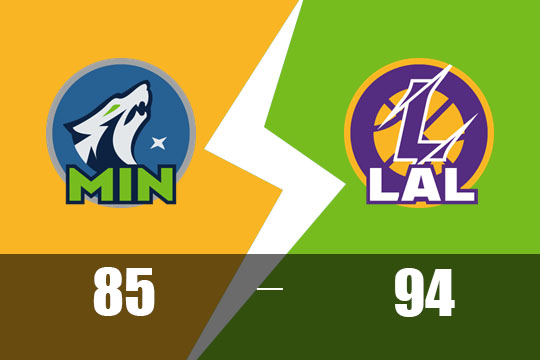 东契奇31+12+9詹姆斯21+11,湖人主场94-85战胜森林狼(4月23日NBA战报)